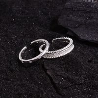 Simple Style Classic Style Solid Color Copper Rings main image 1