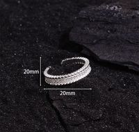Simple Style Classic Style Solid Color Copper Rings main image 2