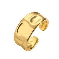 Ig Style Classic Style Geometric Copper Plating 18k Gold Plated Open Rings sku image 1
