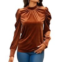 Women's Blouse Long Sleeve Blouses Elegant Classic Style Solid Color main image 5