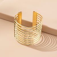 Simple Style Round Alloy Hollow Out Women's Bangle sku image 3