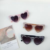 Vacation Heart Shape Ac Special-shaped Mirror Full Frame Kids Sunglasses main image 6
