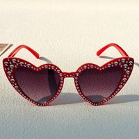 Vacation Heart Shape Ac Special-shaped Mirror Full Frame Kids Sunglasses main image 2