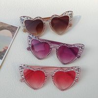 Vacation Heart Shape Ac Special-shaped Mirror Full Frame Kids Sunglasses main image 1