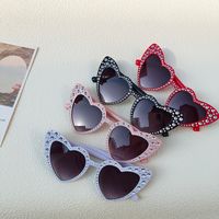 Vacation Heart Shape Ac Special-shaped Mirror Full Frame Kids Sunglasses main image 5