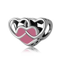 Original Design Simple Style Coke Heart Shape Crown Sterling Silver Inlay Zircon Jewelry Accessories sku image 8