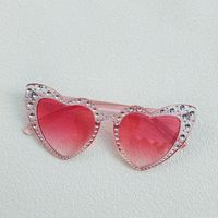 Vacation Heart Shape Ac Special-shaped Mirror Full Frame Kids Sunglasses sku image 4