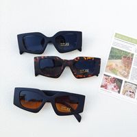 Ig Style Vacation Classic Style Solid Color Ac Special-shaped Mirror Full Frame Kids Sunglasses main image 2