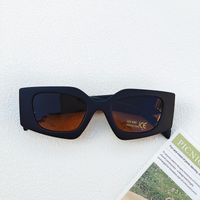 Ig Style Vacation Classic Style Solid Color Ac Special-shaped Mirror Full Frame Kids Sunglasses sku image 1