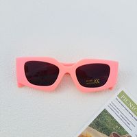 Ig Style Vacation Classic Style Solid Color Ac Special-shaped Mirror Full Frame Kids Sunglasses sku image 6