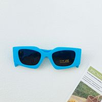 Ig Style Vacation Classic Style Solid Color Ac Special-shaped Mirror Full Frame Kids Sunglasses sku image 2