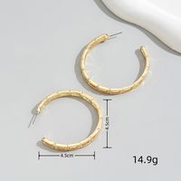 1 Pair Elegant Retro Solid Color Hollow Out Alloy Iron Earrings main image 3