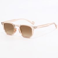 Classic Style Solid Color Ac Square Full Frame Men's Sunglasses sku image 5