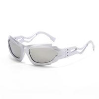 Classic Style Solid Color Ac Special-shaped Mirror Full Frame Men's Sunglasses main image 4
