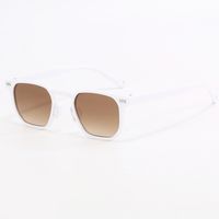 Classic Style Solid Color Ac Square Full Frame Men's Sunglasses sku image 6