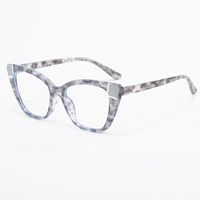 Simple Style Solid Color Pc Butterfly Frame Full Frame Optical Glasses sku image 6