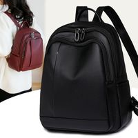 One Size Solid Color Daily Women's Backpack main image 7