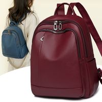 One Size Solid Color Daily Women's Backpack main image 6