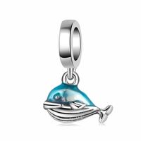 Dessin Original Style Simple Forme De Cœur Empreinte Baleine Argent Sterling Incruster Zircon Bijoux Accessoires sku image 5