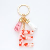 Simple Style Letter Resin Keychain sku image 3