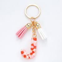 Simple Style Letter Resin Keychain sku image 5