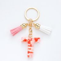 Simple Style Letter Resin Keychain sku image 9