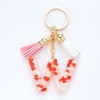 Simple Style Letter Resin Keychain sku image 11