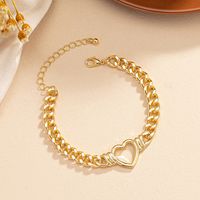 Classical Retro Heart Shape Alloy Plating Women's Bracelets Necklace main image 9
