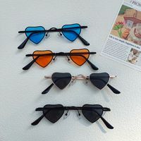 Cute Heart Shape Pc Resin Special-shaped Mirror Full Frame Kids Sunglasses main image 5
