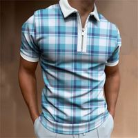 Men's 3d Print Solid Color Vintage Style Classic Style Short Sleeve Loose Turndown main image 4