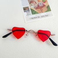 Cute Heart Shape Pc Resin Special-shaped Mirror Full Frame Kids Sunglasses sku image 5