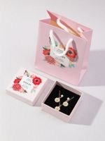 Casual Vacation Solid Color Paper Jewelry Boxes main image 6