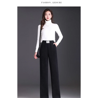 Women's Casual Outdoor Daily Vintage Style Simple Style Classic Style Solid Color Full Length Casual Pants Straight Pants main image 5