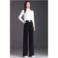Women's Casual Outdoor Daily Vintage Style Simple Style Classic Style Solid Color Full Length Casual Pants Straight Pants main image 6