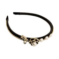 Women's Sweet Flower Alloy Inlay Artificial Pearls Rhinestones Hair Band main image 5