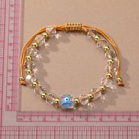 Elegant Simple Style Classic Style Eye Resin Copper Beaded Bracelets main image 2