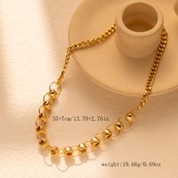 Wholesale Jewelry Cute Sweet Simple Style Round Iron Patchwork Plating Hollow Out Necklace main image 2