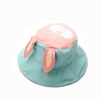 Children Unisex Cute Sweet Pastoral Rabbit Bucket Hat sku image 3