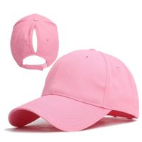 Women's Simple Style Solid Color Curved Eaves Baseball Cap main image 6
