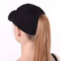 Women's Simple Style Solid Color Curved Eaves Baseball Cap main image 5