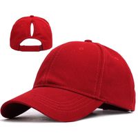 Women's Simple Style Solid Color Curved Eaves Baseball Cap main image 2
