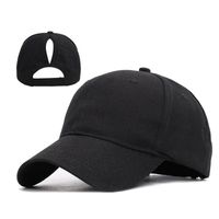 Mujeres Estilo Simple Color Sólido Aleros Curvos Gorra De Beisbol sku image 1