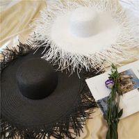 Women's Pastoral Simple Style Solid Color Big Eaves Sun Hat main image 5