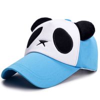 Unisex Cute Panda Hollow Out Curved Eaves Baseball Cap sku image 16