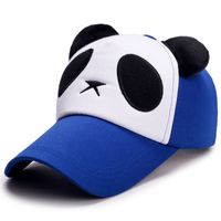 Unisex Süß Panda Aushöhlen Gebogene Traufen Baseball Kappe sku image 18