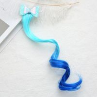 Girl's Cute Sweet Bow Knot High Temperature Wire Sequins Hair Clip sku image 1