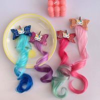 Girl's Simple Style Classic Style Bow Knot Cloth Hair Clip main image 4