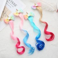 Girl's Cute Sweet Bow Knot Cloth High Temperature Wire Hair Clip main image 3