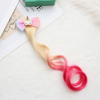 Girl's Cute Sweet Bow Knot Cloth High Temperature Wire Hair Clip sku image 6