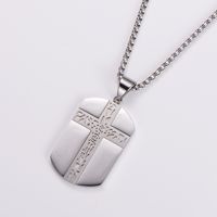 304 Stainless Steel Streetwear Plating Cross sku image 1